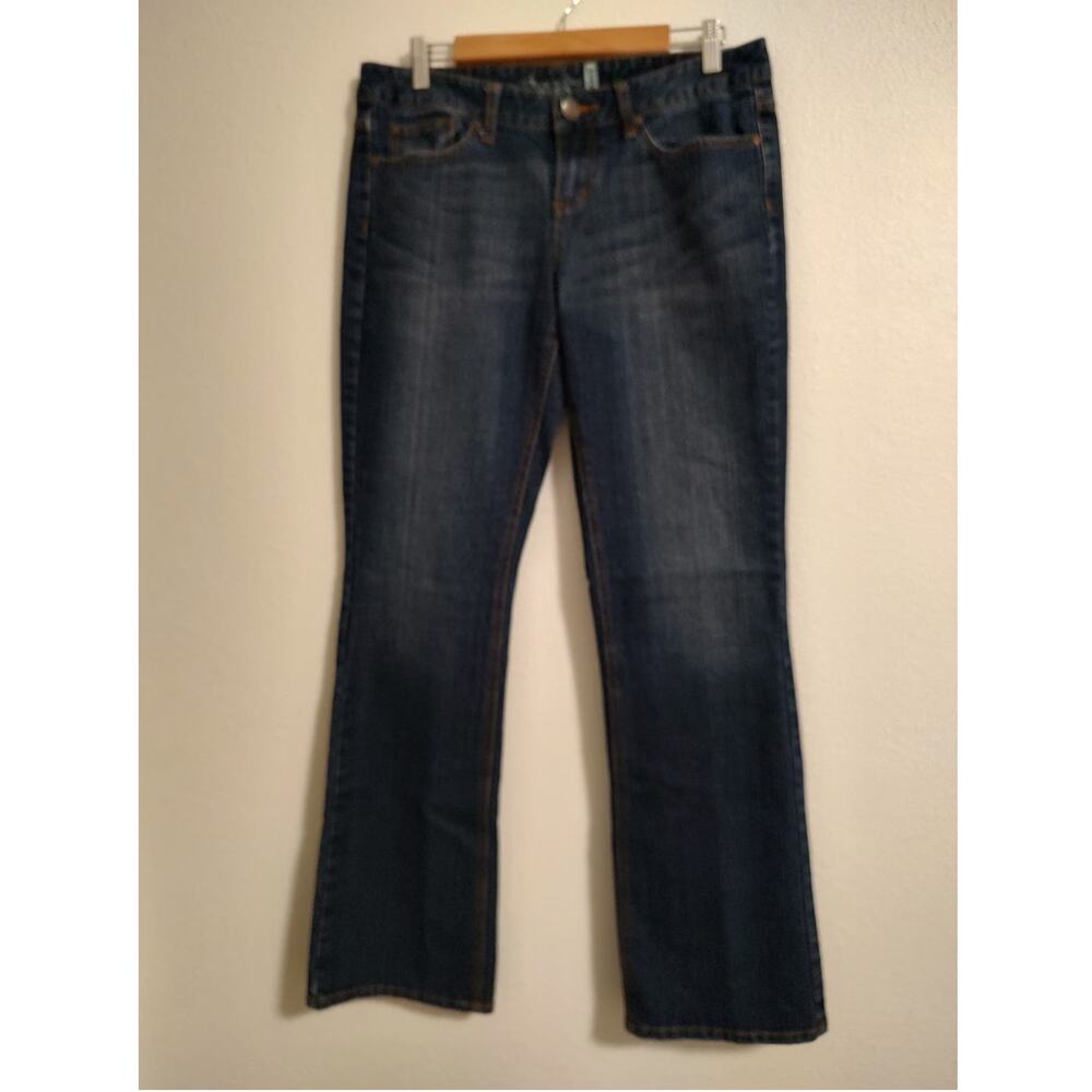 American Rag Cie Med Wash Mid Rise Boot Cut 5 Pocket Jean Size Juniors 11 Long
